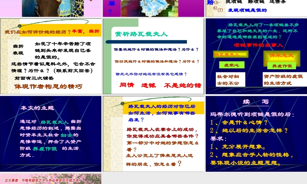 项链 课件示例一 课件