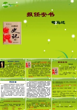高中语文 第三专题 直面人生报任安书精品课件 苏教版必修5 课件
