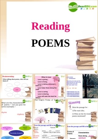 高中英语 unit 2 poems课件 新人教版选修6 课件