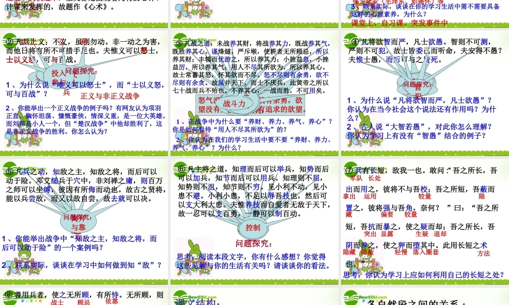 高中语文 518(心术)课件2 粤教版选修(唐宋散文选读) 课件