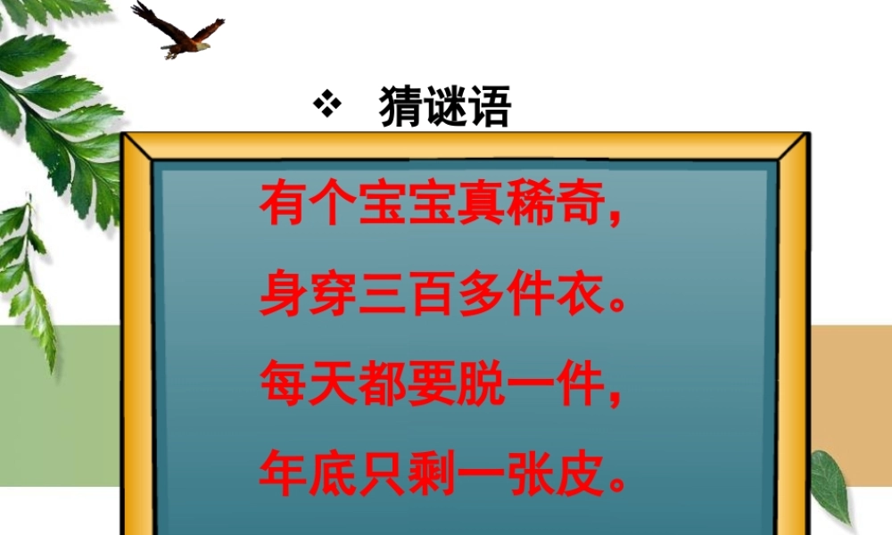 三年级数学年月日课件