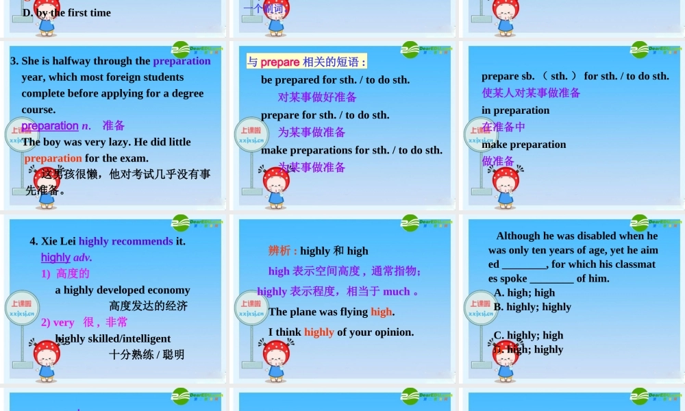 高中英语： Unit 5 Travelling abroad-Language points课件(选修7) 课件