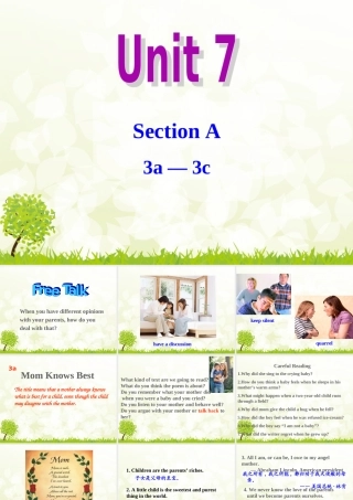 典案三-PPT教学案例-Unit-7-Section-A-(3a-4c)
