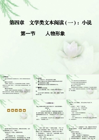 高中语文二轮复习 141 人物形象课件(新课标) 课件