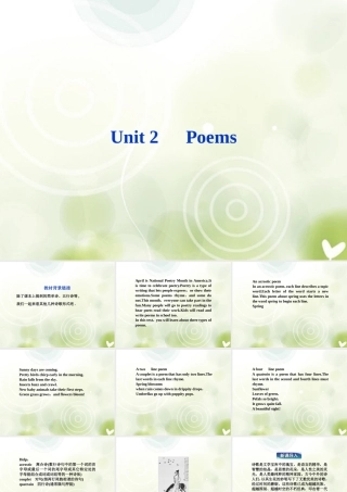 高中英语 Unit2 教材背景链接精品课件 新人教版选修6 课件