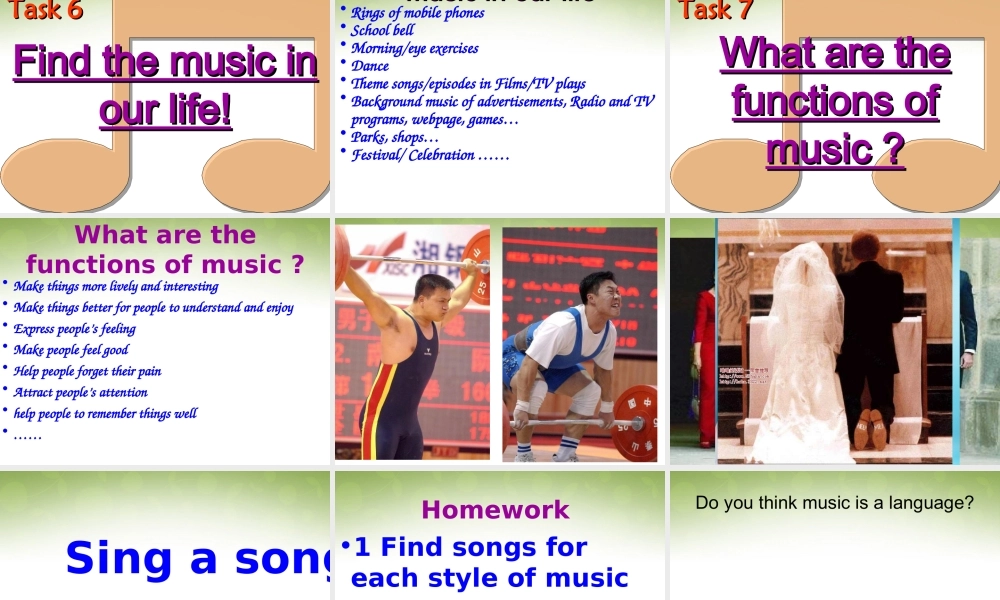 高中英语 Unit 5  Music interview课件 新人教版必修2 课件