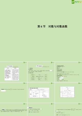 高三数学总复习导与练 第二篇第六节配套课件(教师用) 理 课件