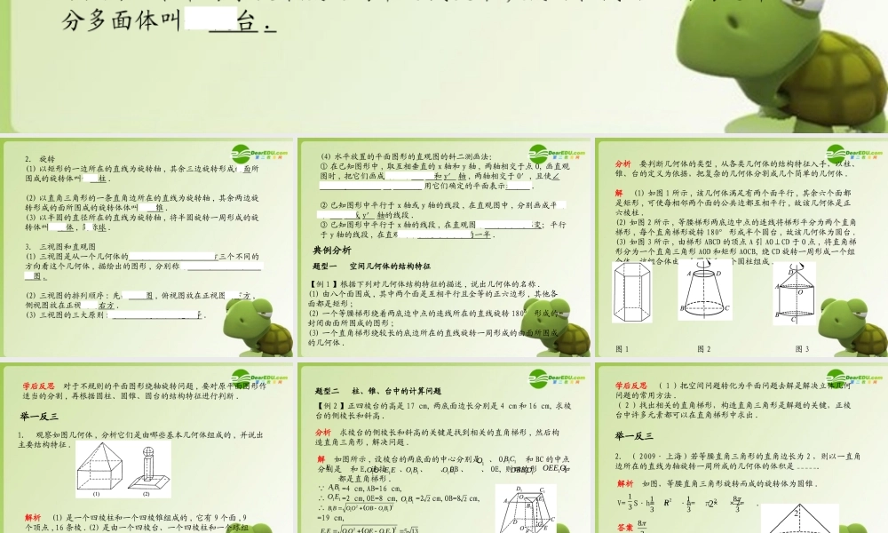 高考数学 立体几何 专题复习课件