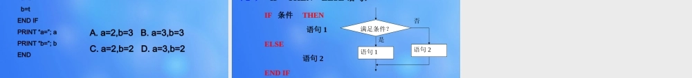 高中数学 122 条件语句课堂教学课件1 新人教A版必修3 课件