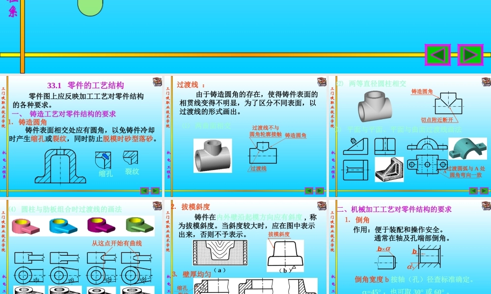 工艺结构、尺寸标注