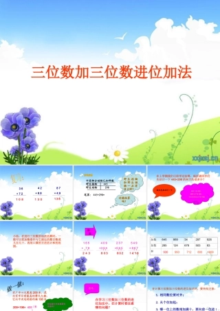 21三位数加三位数PPT
