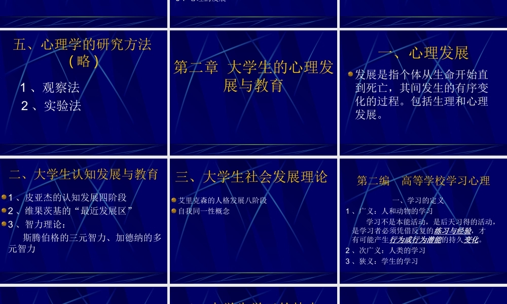 高等教育心理学