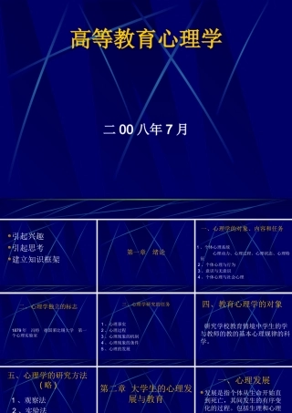 高等教育心理学