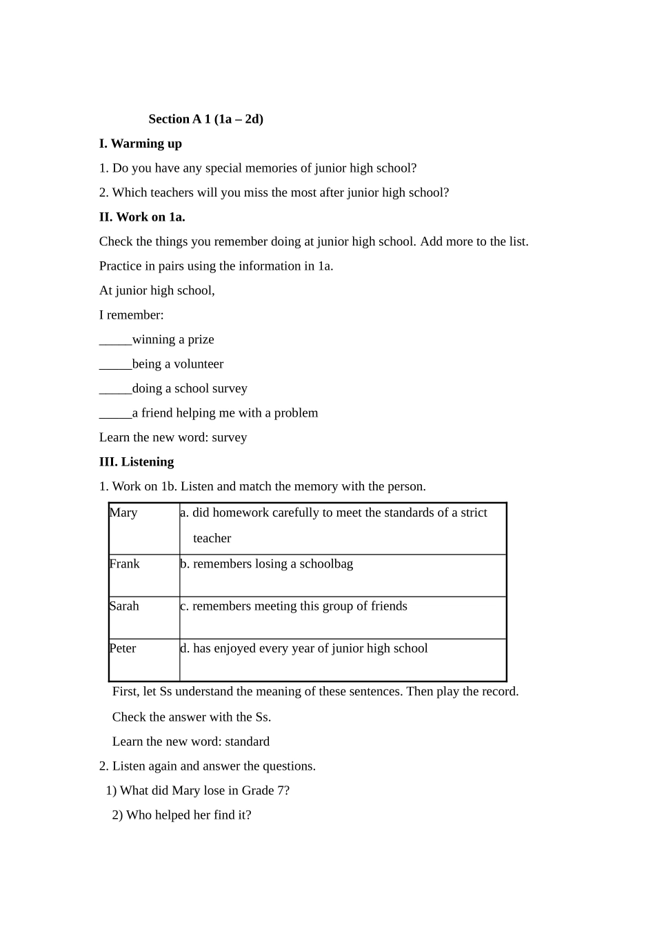Unit14IremembermeetingallofyouinGrade7教案_第2页