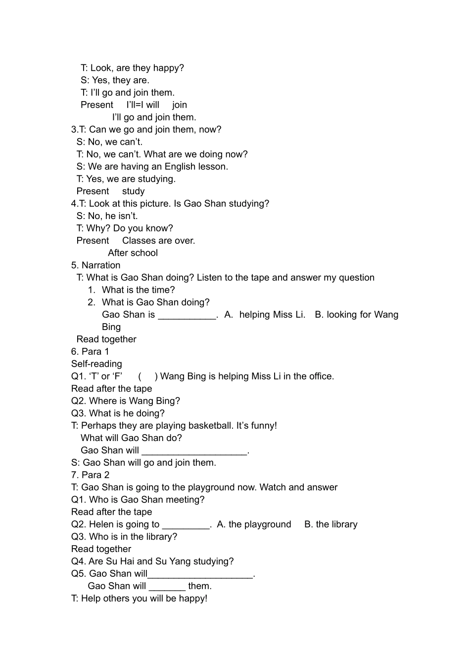 Unit7Afterschoo(A)l_第2页