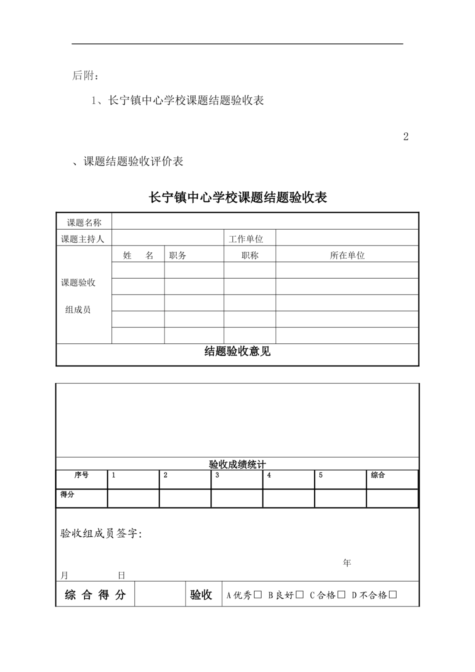 XX中心学校小课题研究成果验收活动方案_第3页