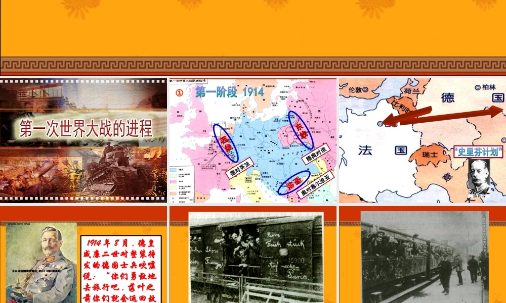 第一次世界大战的进程.