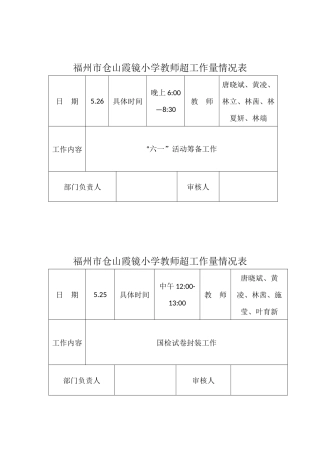 小学数学人教2011课标版一年级福州市仓山霞镜小学