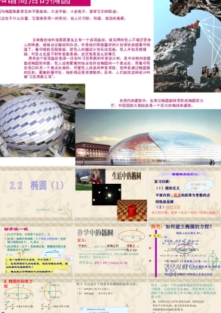 2.2.1椭圆的标准方程