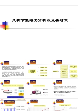风机节能潜力分析及主要对策