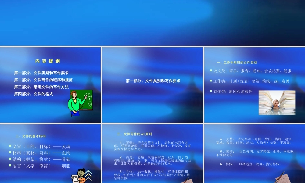 文件和报告写作培训讲义