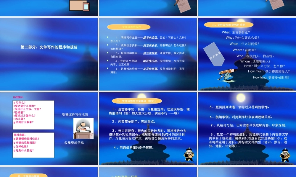 文件和报告写作培训讲义