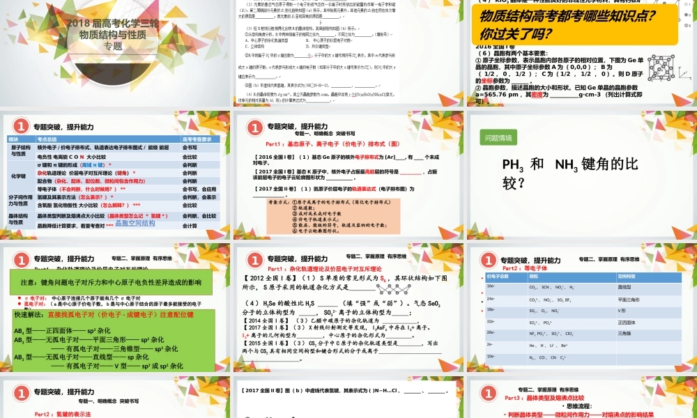 专题1揭示物质结构的奥秘