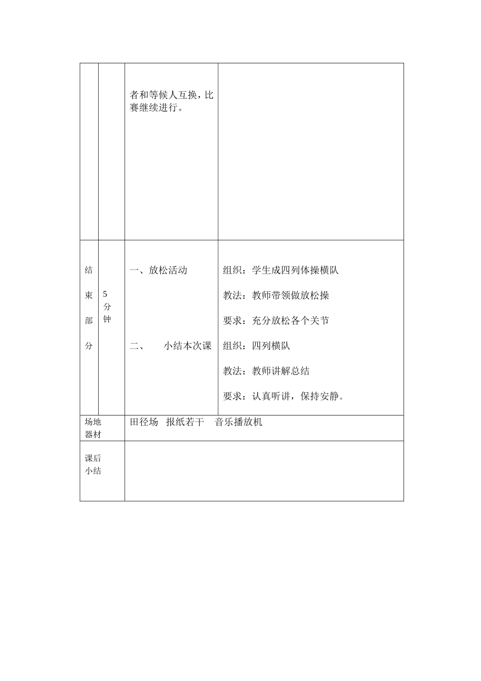 小学体育水平二教案_第3页