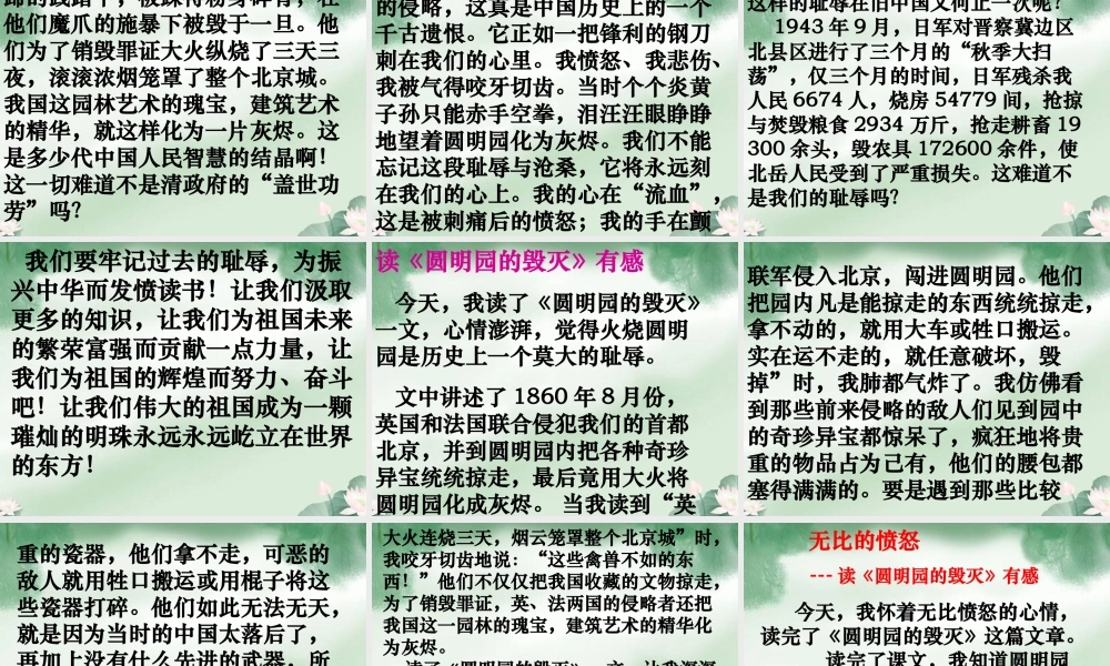 (使用)人教版五上园地七作文读后感的写法