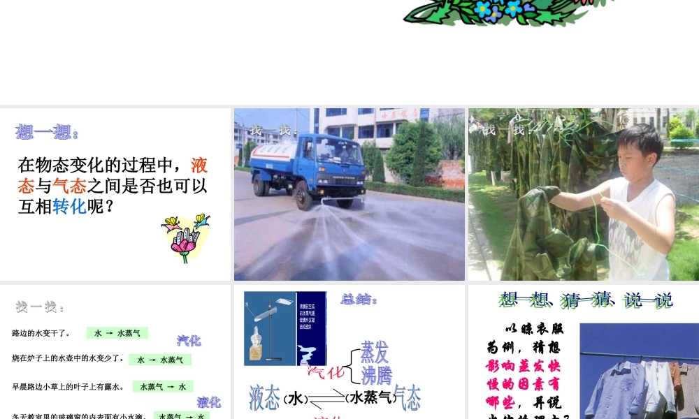 二、汽化和液化