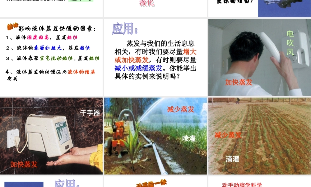 二、汽化和液化