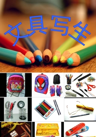 《画文具》课件
