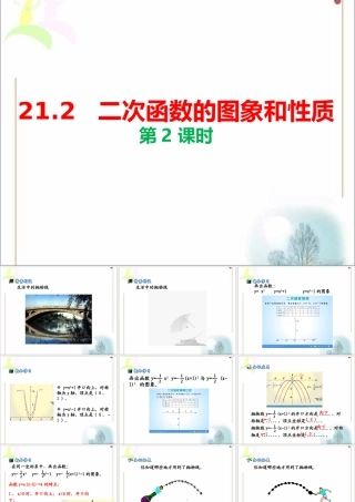 21.2-二次函数的图像和性质