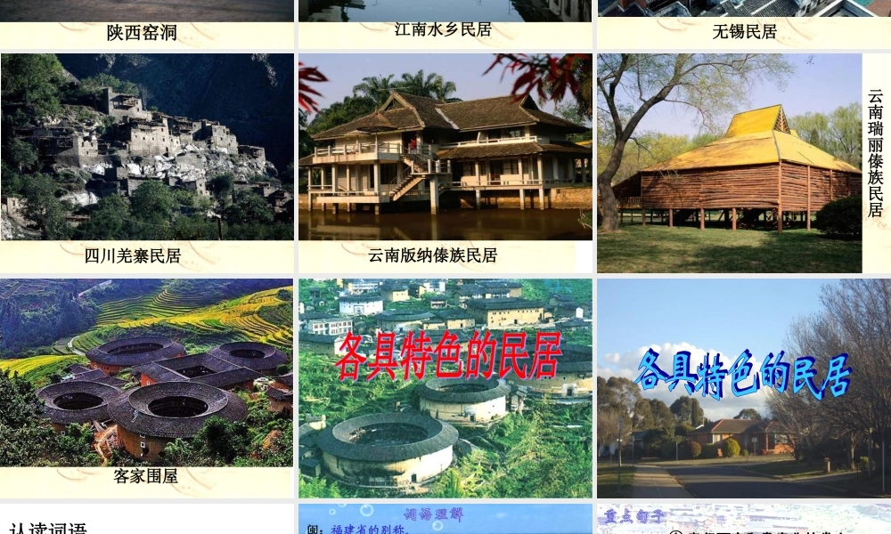 各具特色的民居