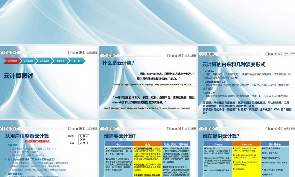 Cloudkc-云计算业务介绍