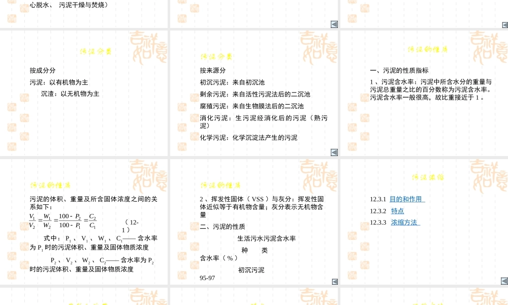 污泥处理处置与应用