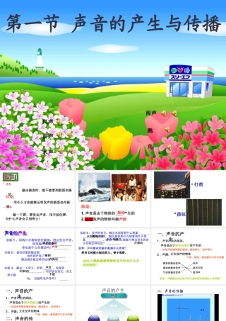 声音产生与传播