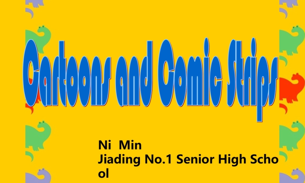 Unit6CartoonsandComicStrips