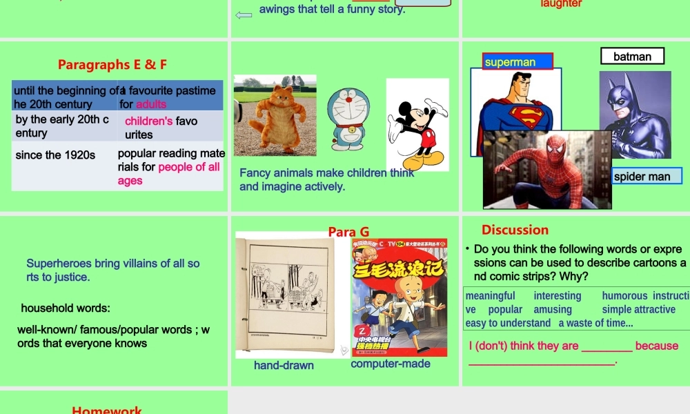 Unit6CartoonsandComicStrips