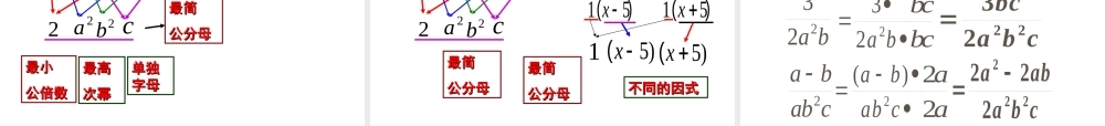 《分式的约分和通分》