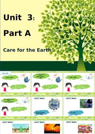Unit-3-Care-for--the-Earth-Part-A-课件1