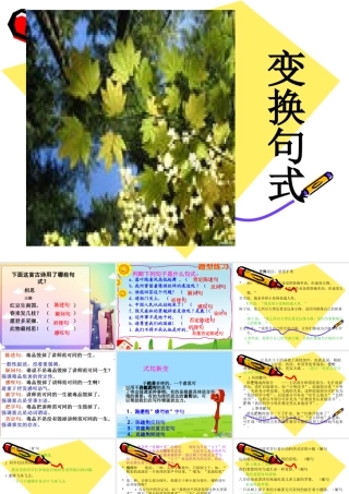 句式转换课件