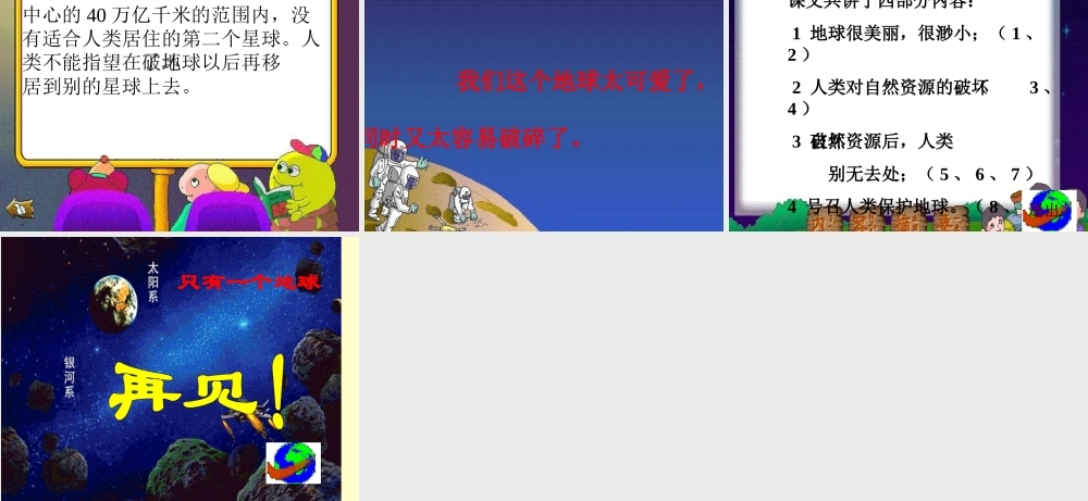 只有一个地球11