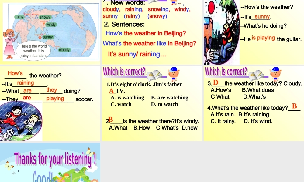 新人教版初中英语七年级下Unit7SectionA-1a-1c.ppt--2
