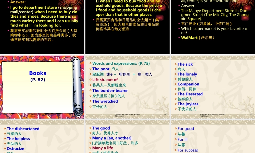 PETS-3-Unit-6-Free-time-activites(2009)