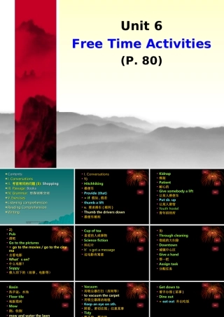 PETS-3-Unit-6-Free-time-activites(2009)