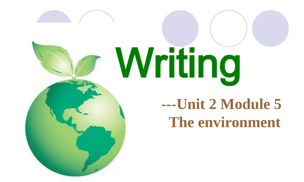 WRITINGModule5Unit2GlobalWarming