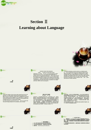 高中英语 3-2Learning about Language精品课件 新人教版必修1 课件