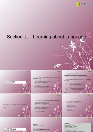 高中英语 Unit 1 Festivals around the world Section Ⅱ同步课件 新人教版必修3 课件