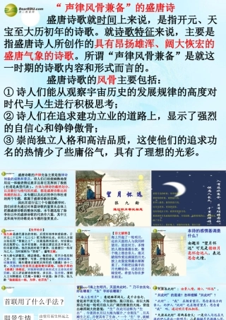 高考语文 望月怀远上课课件 苏教版选修 课件